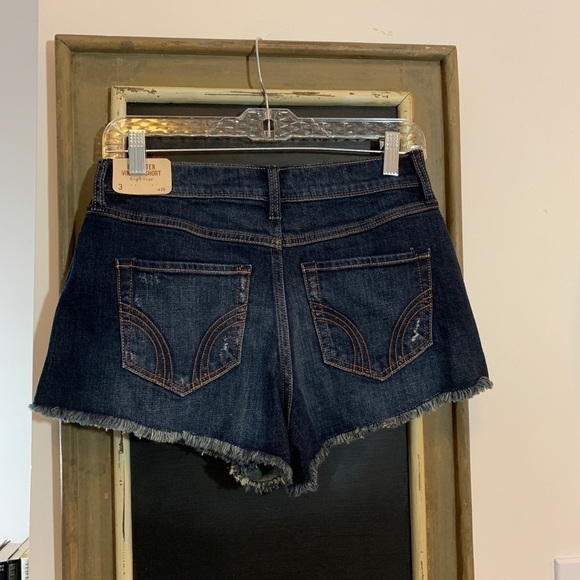Hollister High-Rise Vintage Ripped Dark Wash - Picture 4 of 8